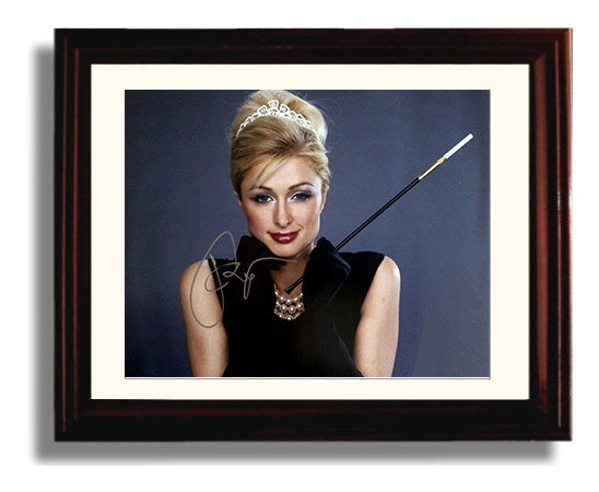 Paris Hilton Fashion Editorial Cigarette Pose Celebrity Wall Art 8x10 Beveled Frame celebrity wall art print