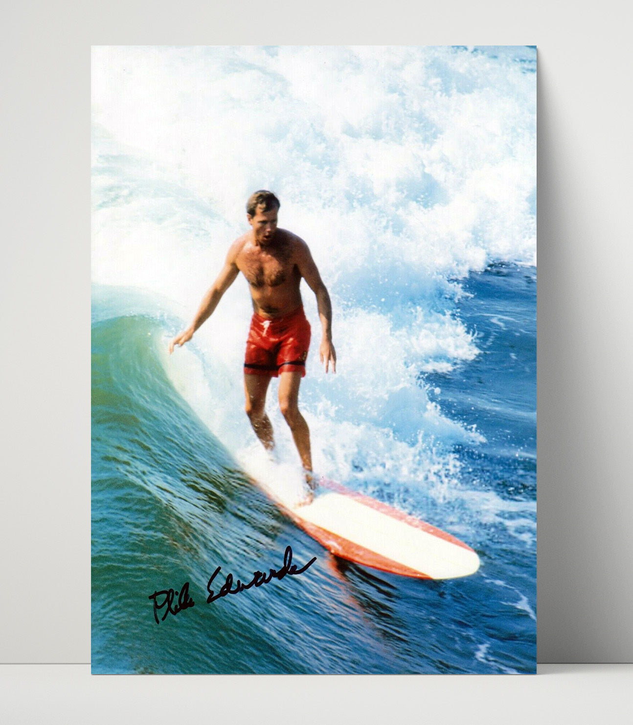 Phil Edwards – Surfing Champion unframed semi-gloss poster print