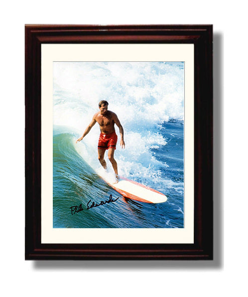 Phil Edwards Surfing Champion Celebrity Wall Art 8x10 Beveled Frame celebrity wall art print