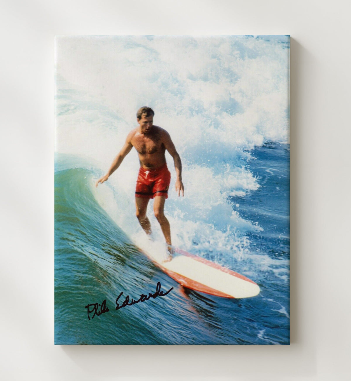 Phil Edwards Surfing Champion 8x10 Canvas celebrity wall art
