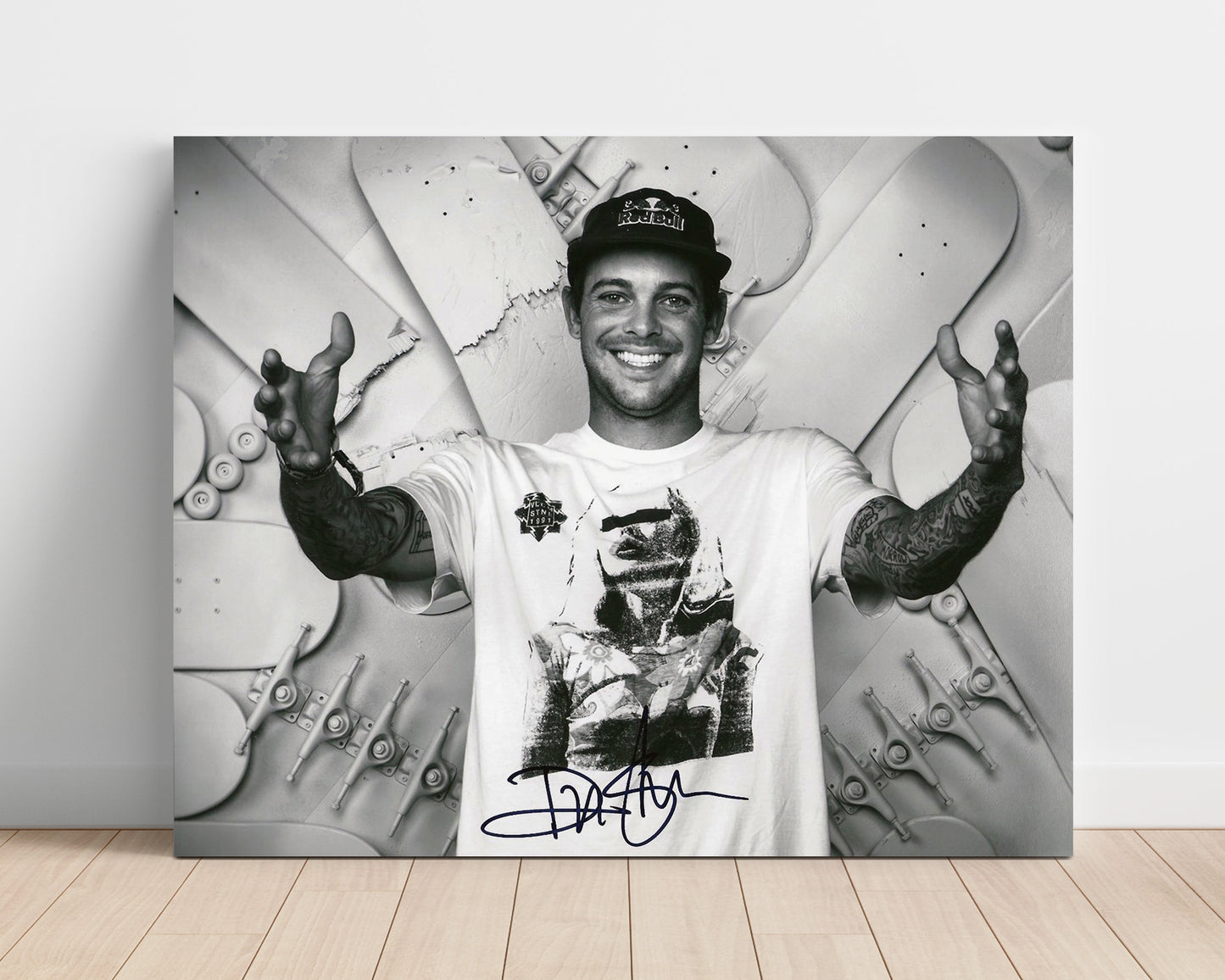 Ryan Sheckler – Monochrome Skateboarder Image unframed semi-gloss poster print
