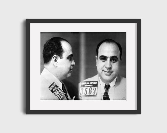 Celebrity Mug Shot - Al Capone - Smiling Through Crime