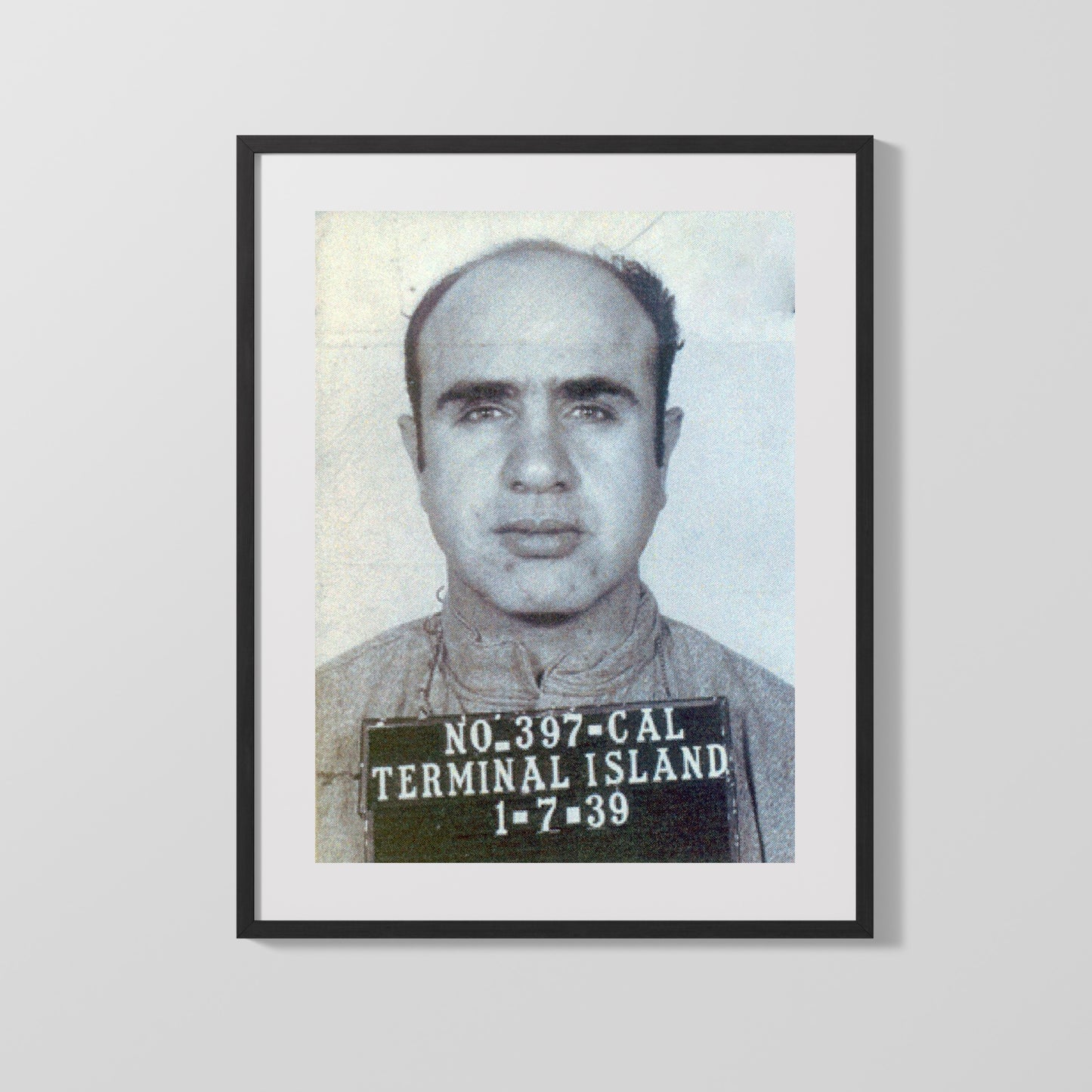 Celebrity Mug Shot - Al Capone - The Sequel to Crime
