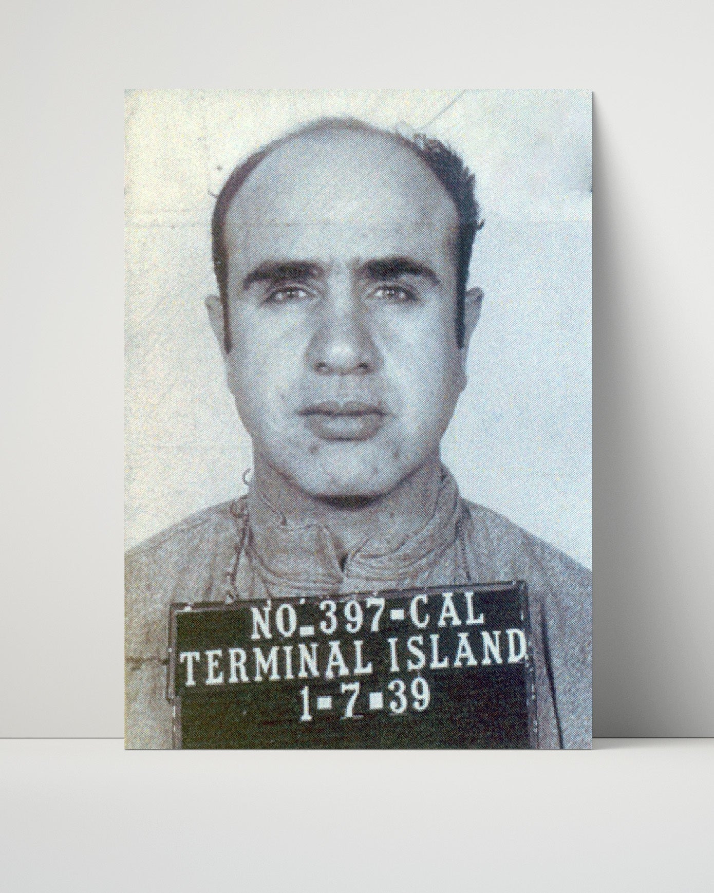 Celebrity Mug Shot Unframed- Al Capone - The Sequel to Crime