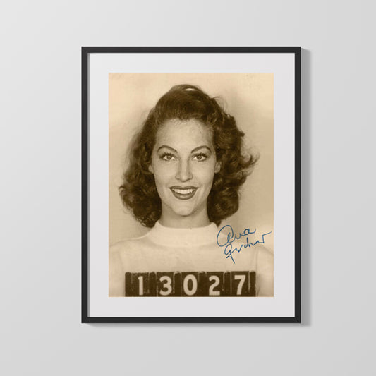 Celebrity Mug Shot - Ava Gardner - Glamour in Custody