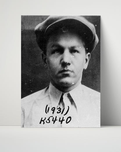 Celebrity Mug Shot Unframed- Baby Face Nelson - Outlaw with a Baby Face