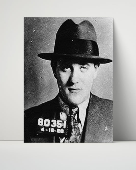 Celebrity Mug Shot Unframed- Bugsy Siegel - Mobster in Style