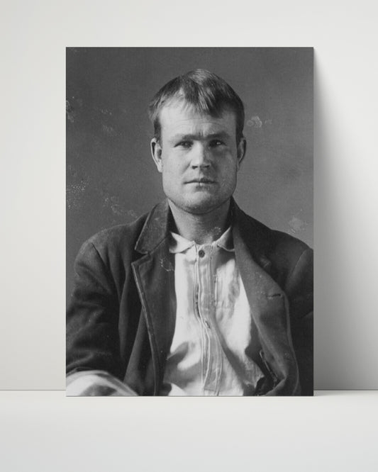 Celebrity Mug Shot Unframed- Butch Cassidy - The Sundance Booking