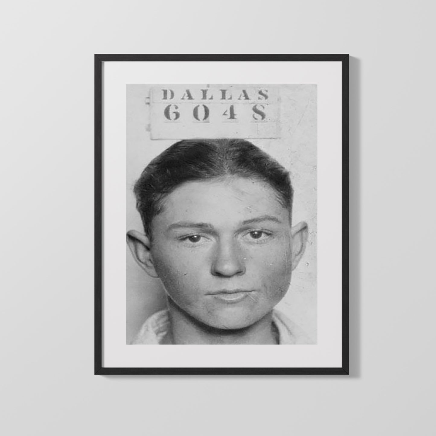 Celebrity Mug Shot - Clyde Barrow - Public Enemy Pose