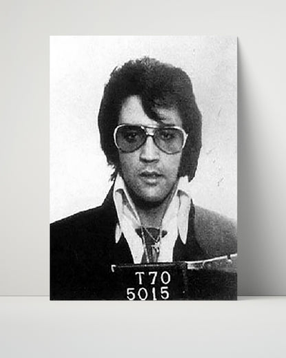 Celebrity Mug Shot Unframed- Elvis Presley - Jailhouse Rocked