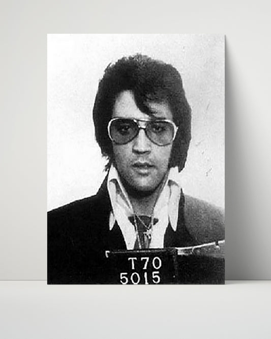 Celebrity Mug Shot Unframed- Elvis Presley - Jailhouse Rocked