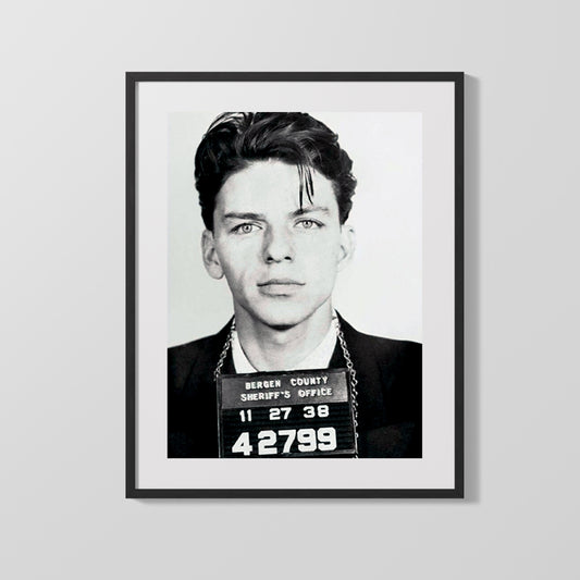 Celebrity Mug Shot - Frank Sinatra - Ol Blue Eyes Booked