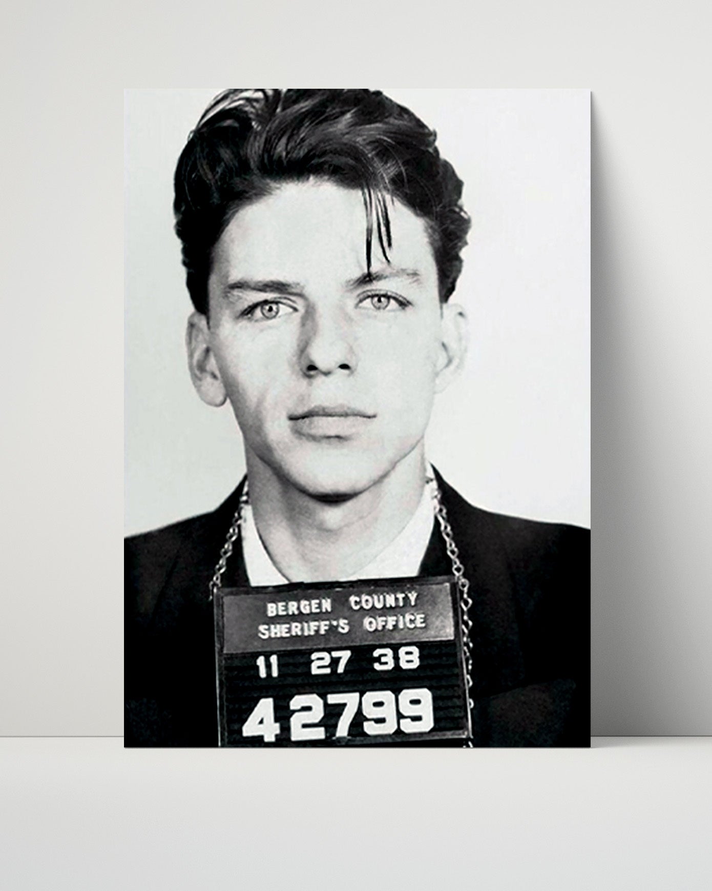 Celebrity Mug Shot Unframed- Frank Sinatra - Ol Blue Eyes Booked