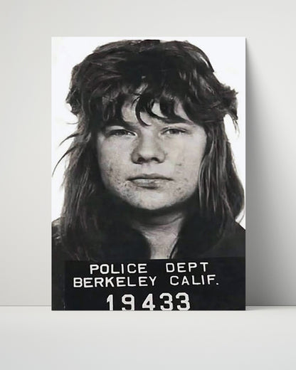 Celebrity Mug Shot Unframed- Janis Joplin - Piece of Mugshot