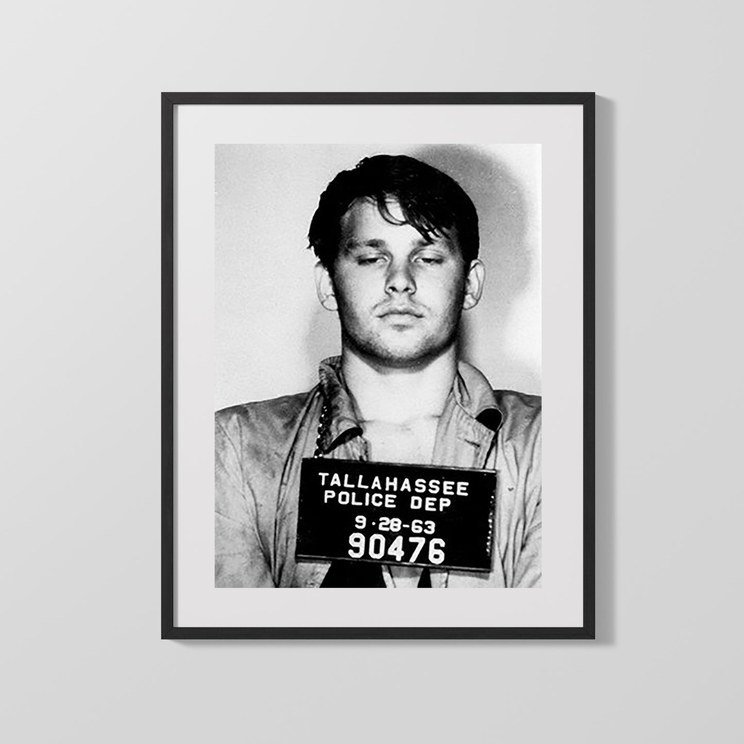 Celebrity Mug Shot - Jim Morrison - The Lizard King in Chains