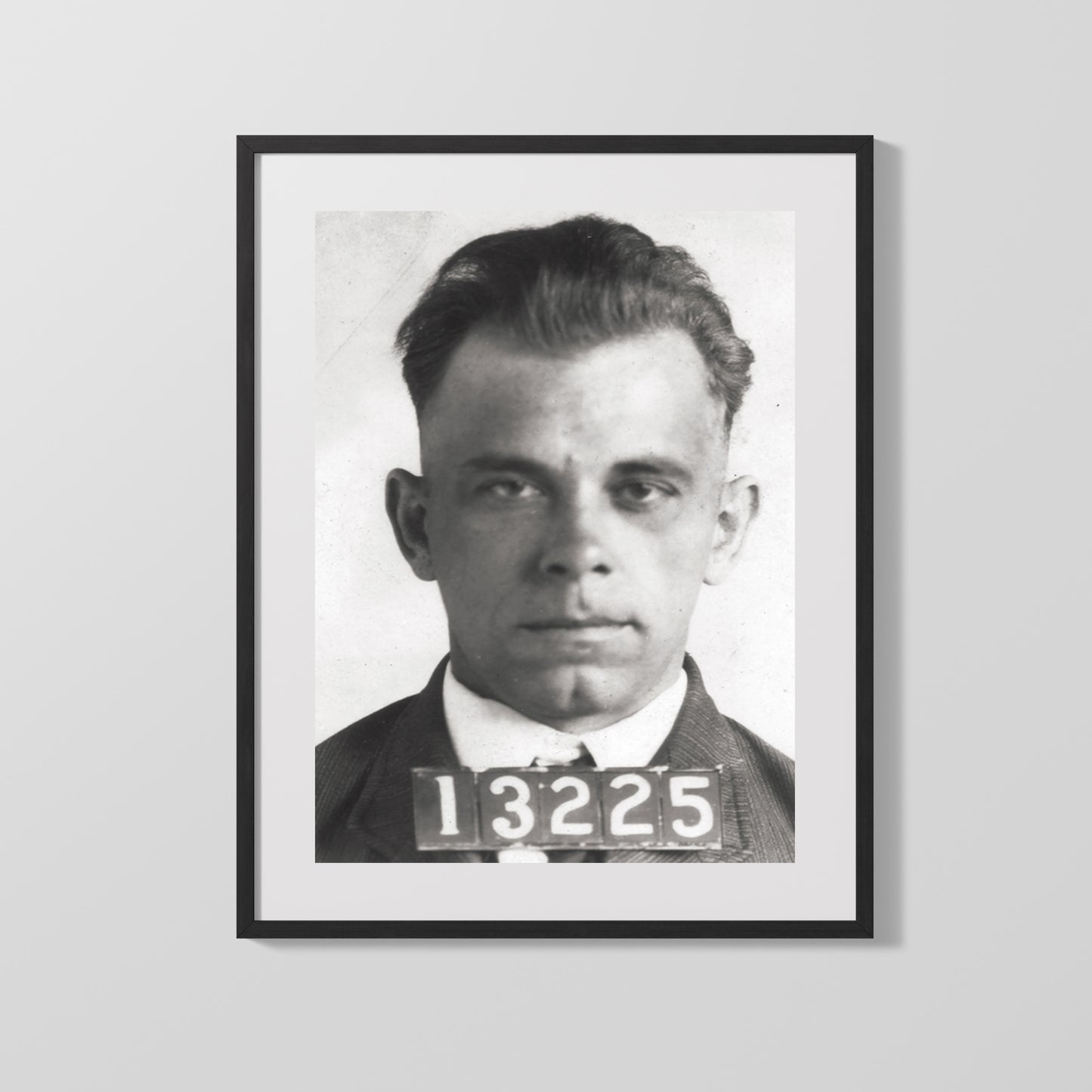 Celebrity Mug Shot - John Dillinger - Public Enemy Number Mugshot