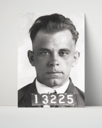 Celebrity Mug Shot Unframed- John Dillinger - Public Enemy Number Mugshot