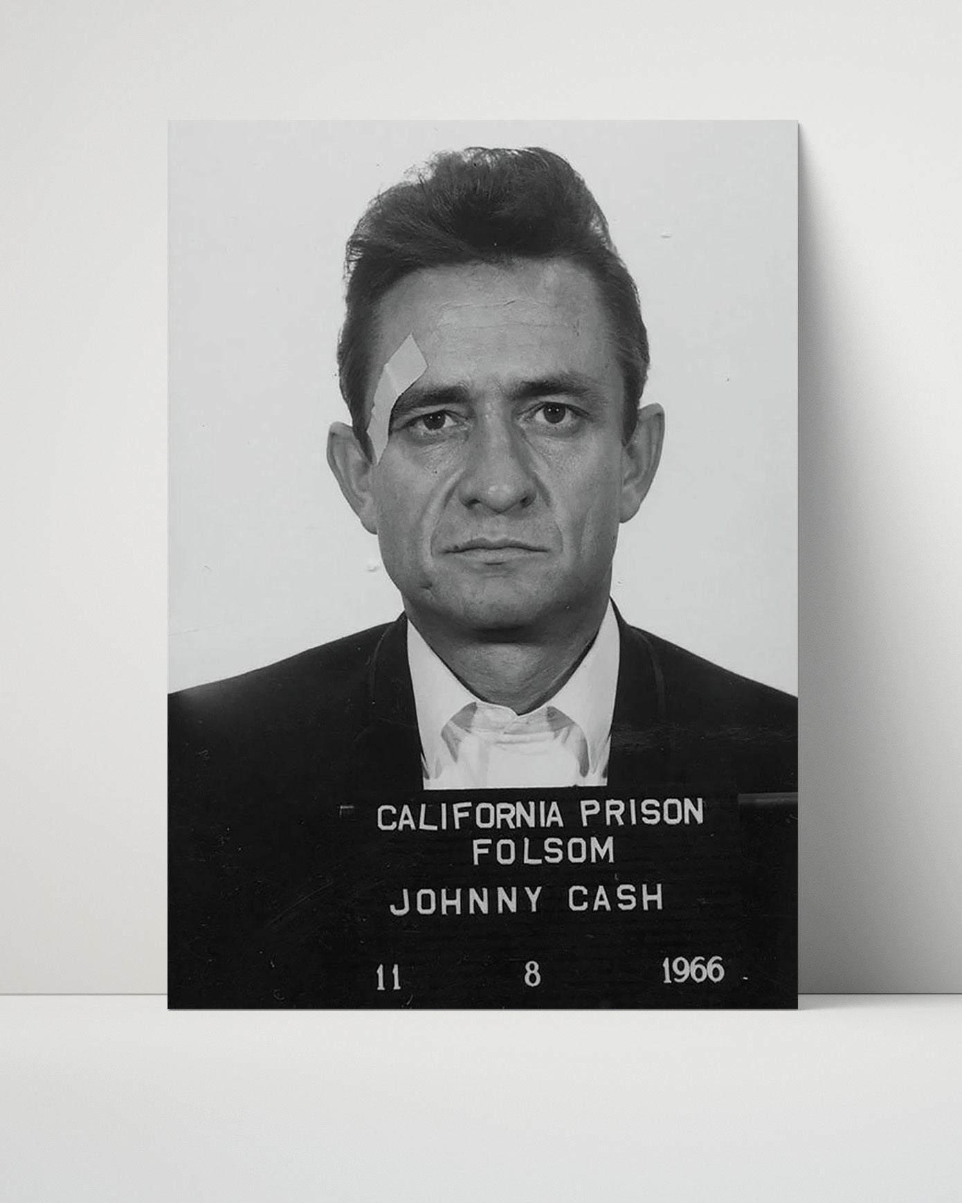 Celebrity Mug Shot Unframed- Johnny Cash - Folsom Blues Booking
