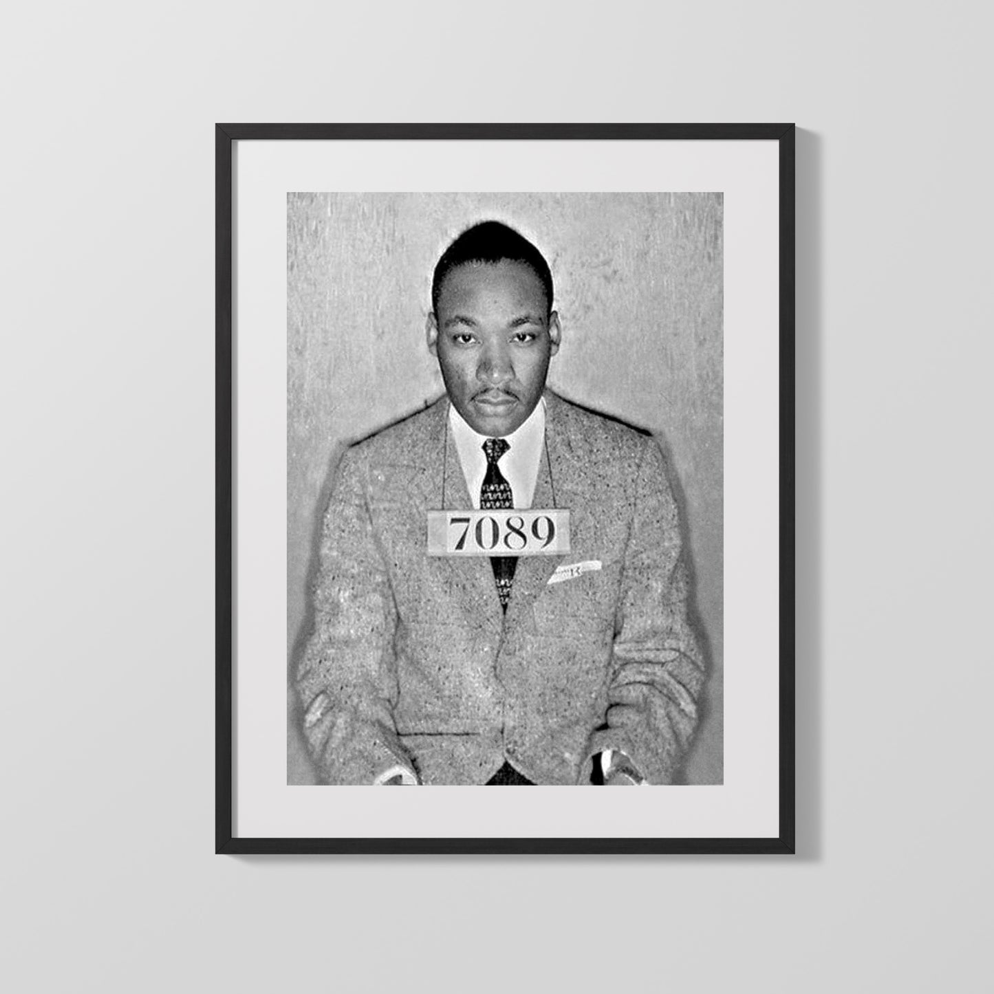 Celebrity Mug Shot - Martin Luther King Jr - Dreamer in Custody