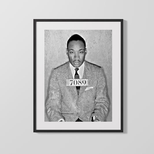 Celebrity Mug Shot - Martin Luther King Jr - Dreamer in Custody