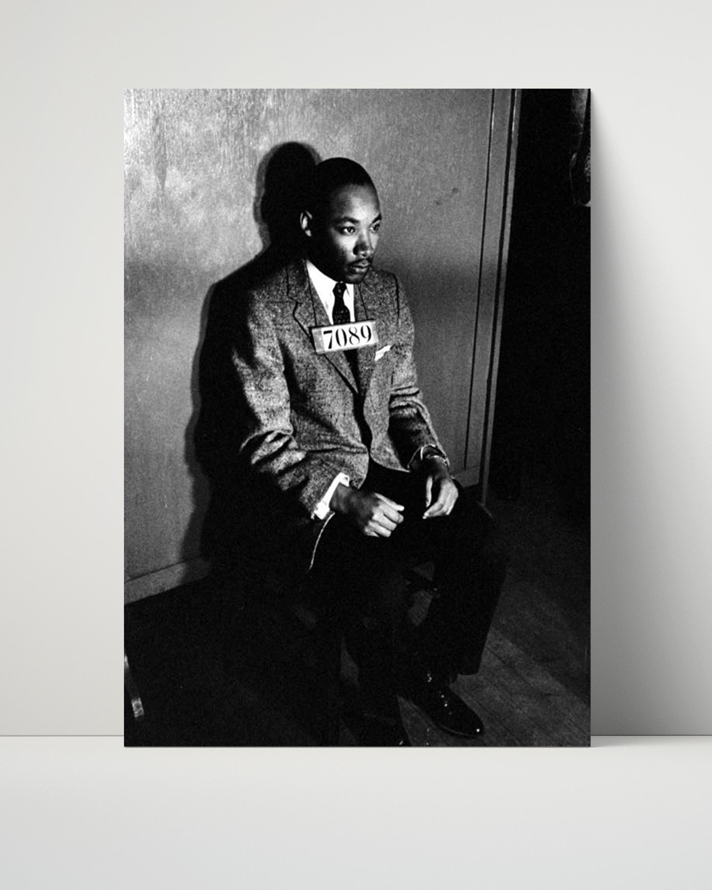 Celebrity Mug Shot Unframed- Martin Luther King Jr - Justice Behind Bars