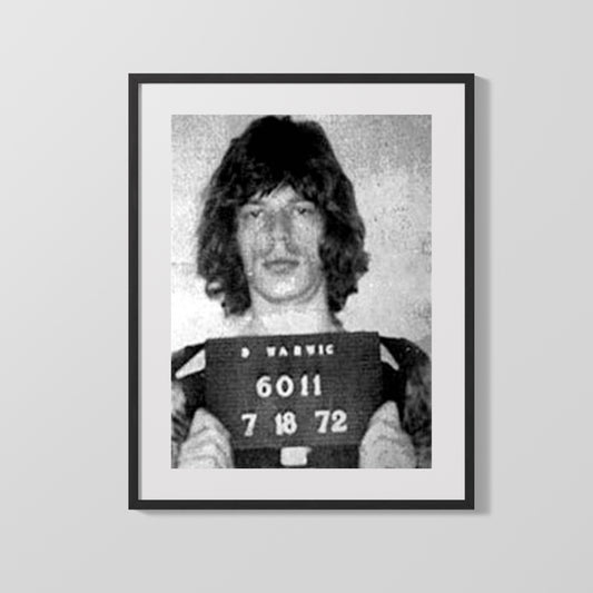Celebrity Mug Shot - Mick Jagger - Rock n Roll Rebellion