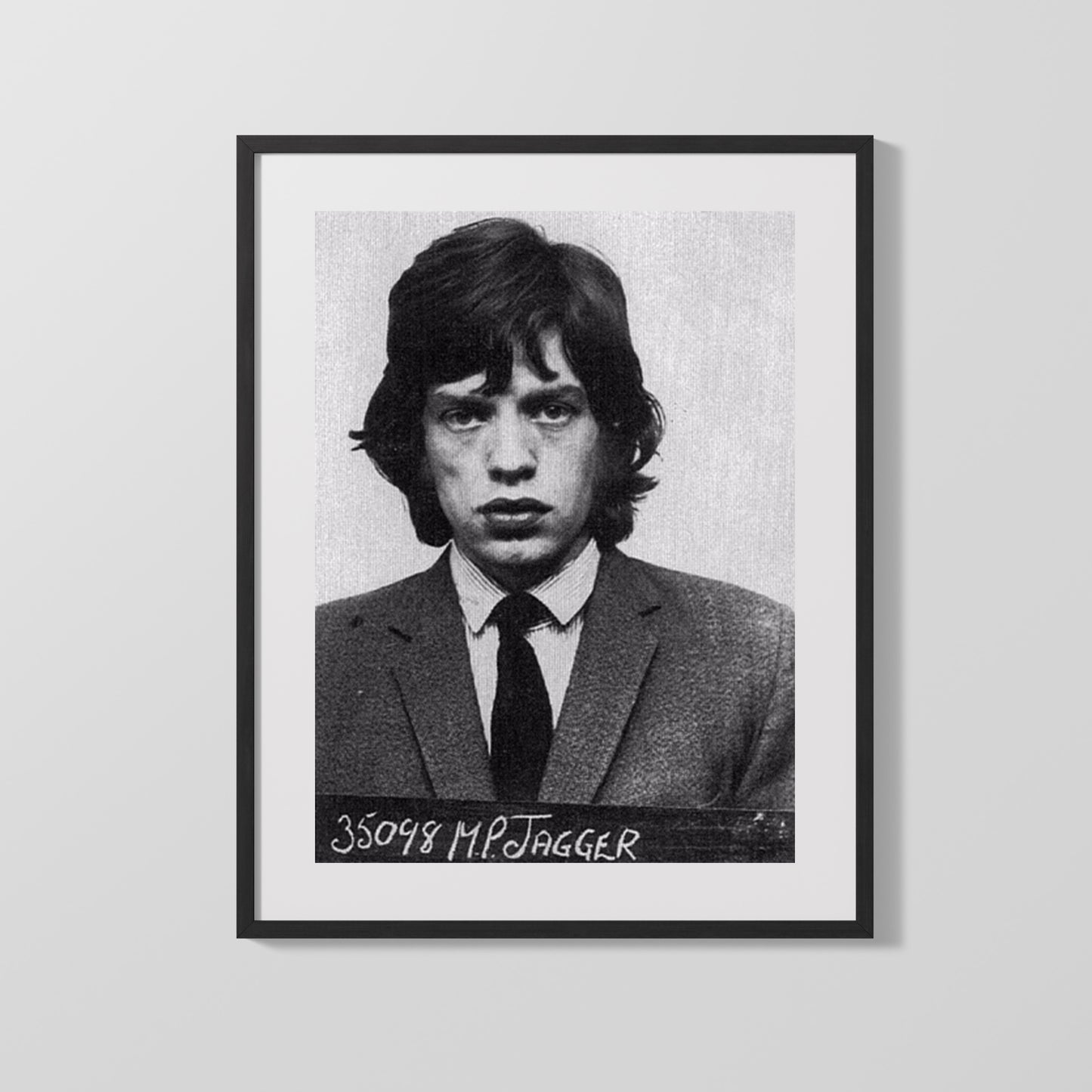 Celebrity Mug Shot - Mick Jagger - Satisfaction Denied