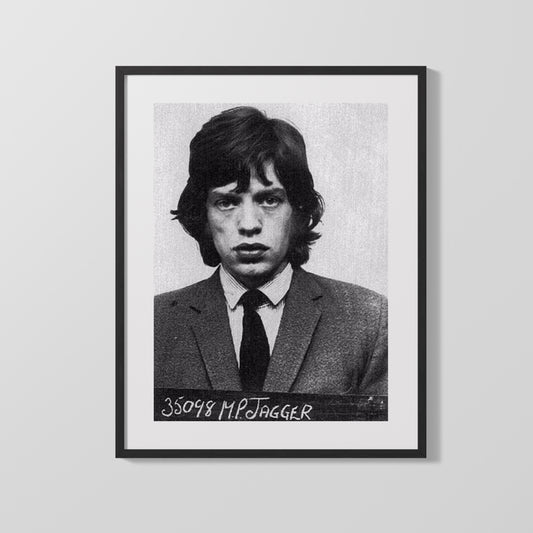 Celebrity Mug Shot - Mick Jagger - Satisfaction Denied