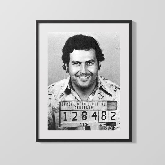 Celebrity Mug Shot - Pablo Escobar - Kingpin with a Smile