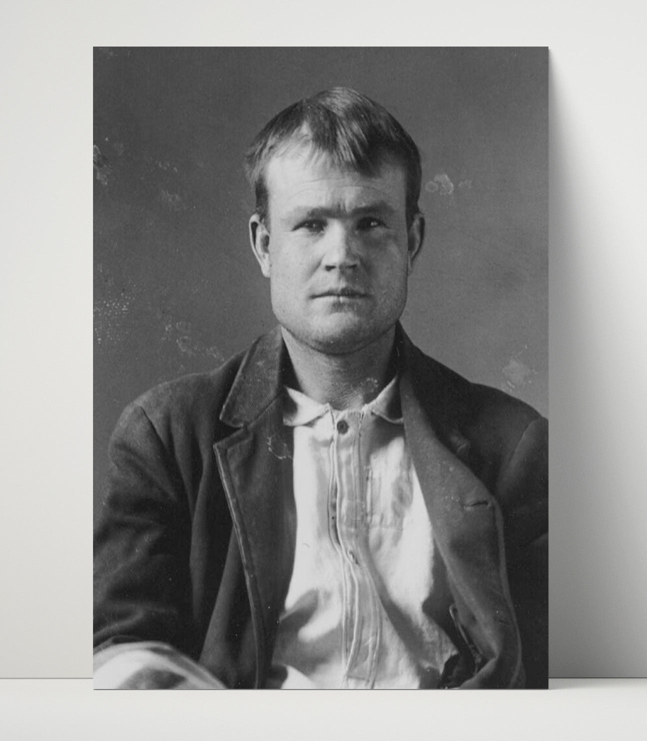 Butch Cassidy - Old West Outlaw Booking Photo mug shot wall art 16x20 Unframed Print