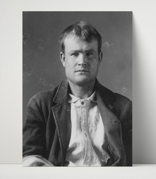 Butch Cassidy - Old West Outlaw Booking Image - Poster Print - 8x10
