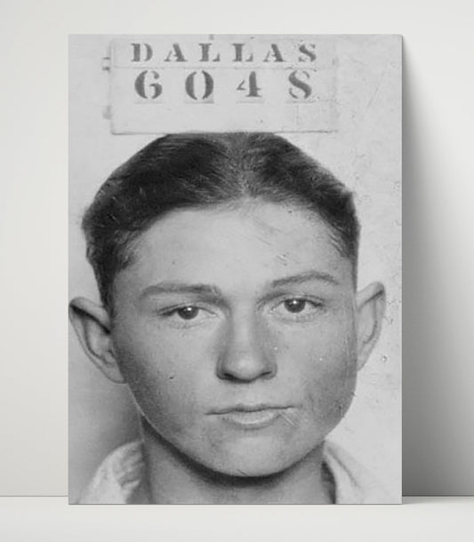 Clyde Barrow - Public Enemy Pose - Poster Print - 8x10