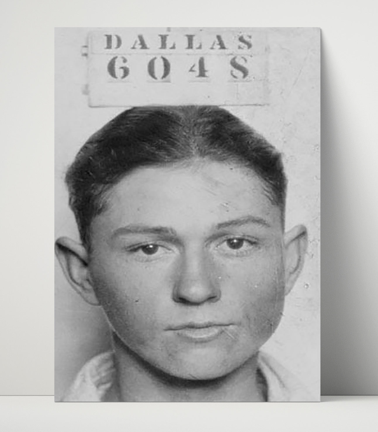 Clyde Barrow - Public Enemy Pose mug shot wall art 16x20 Unframed Print