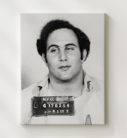 David Berkowitz - New York City Police Department 1977 - Canvas Wall Art - 8x10 Canvas