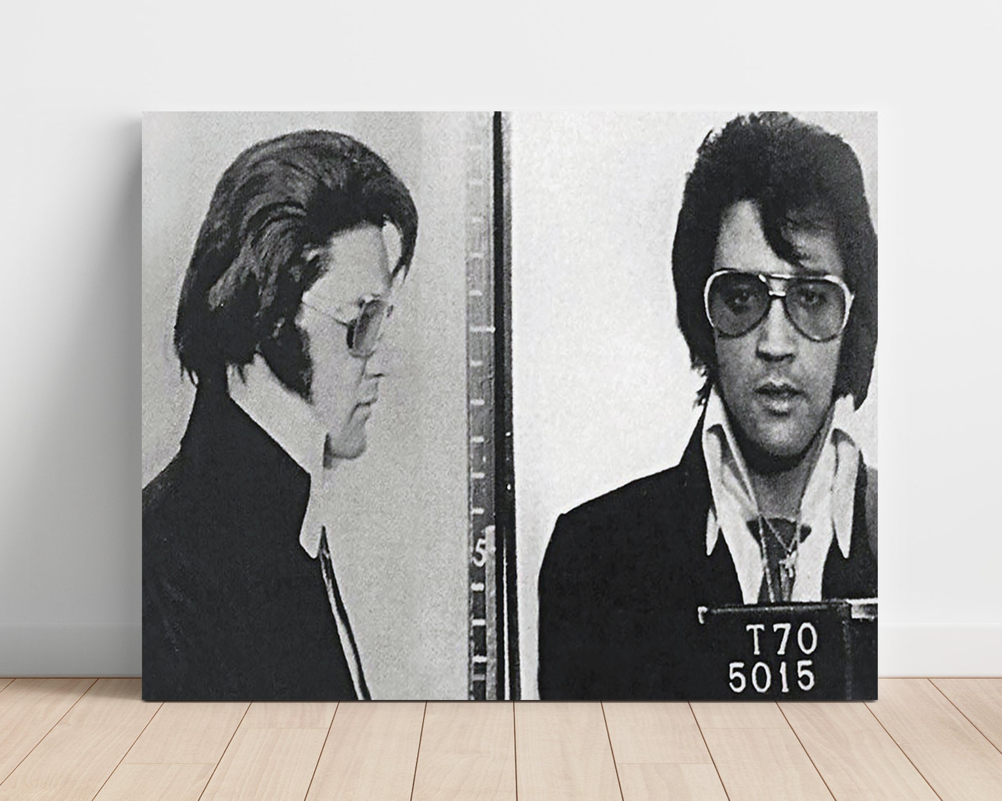 Elvis Presley Denver Police Department 1970 Landscape.jpg Mug Shot Print 16x20 Unframed Print mug shot wall art print