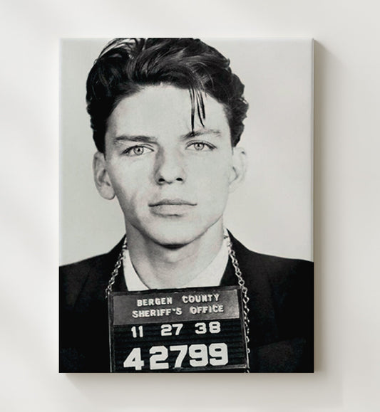 Frank Sinatra - Bergen County Sheriff 1938 - Canvas Wall Art - 8x10 Canvas