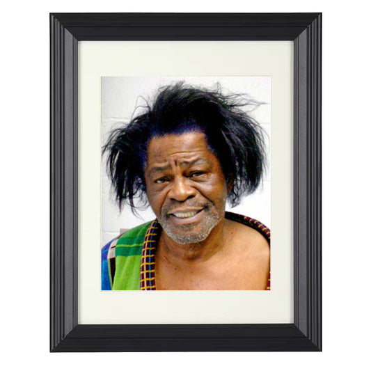 James Brown - Augusta Police Department 1968 - Framed Print - 8x10 Beveled Frame