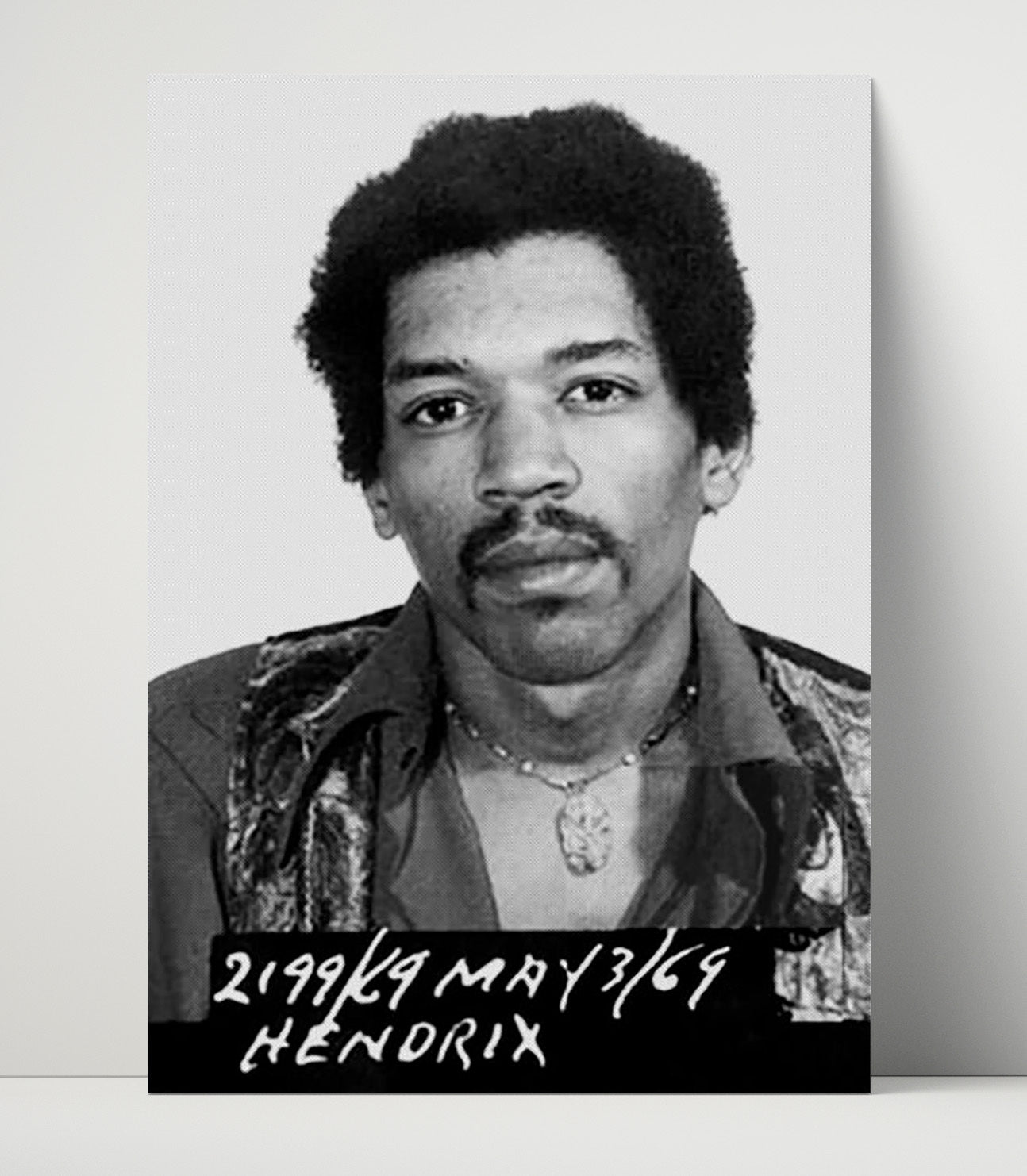Jimi Hendrix Toronto Police Department 1969 Mug Shot Print 16x20 Unframed Print mug shot wall art print