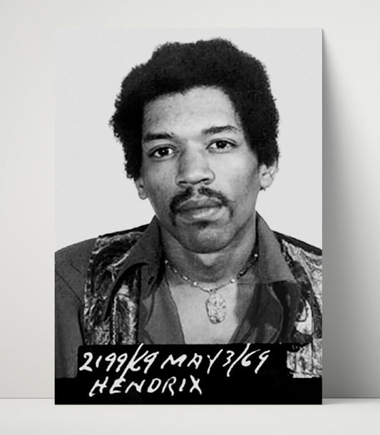 Jimi Hendrix - Toronto Police Department 1969 - Poster Print - 8x10