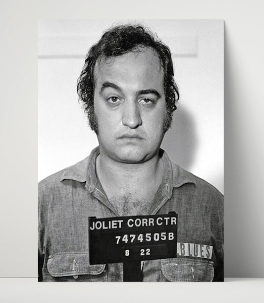John Belushi - Joliet Correctional Center 1977 - Poster Print - 8x10