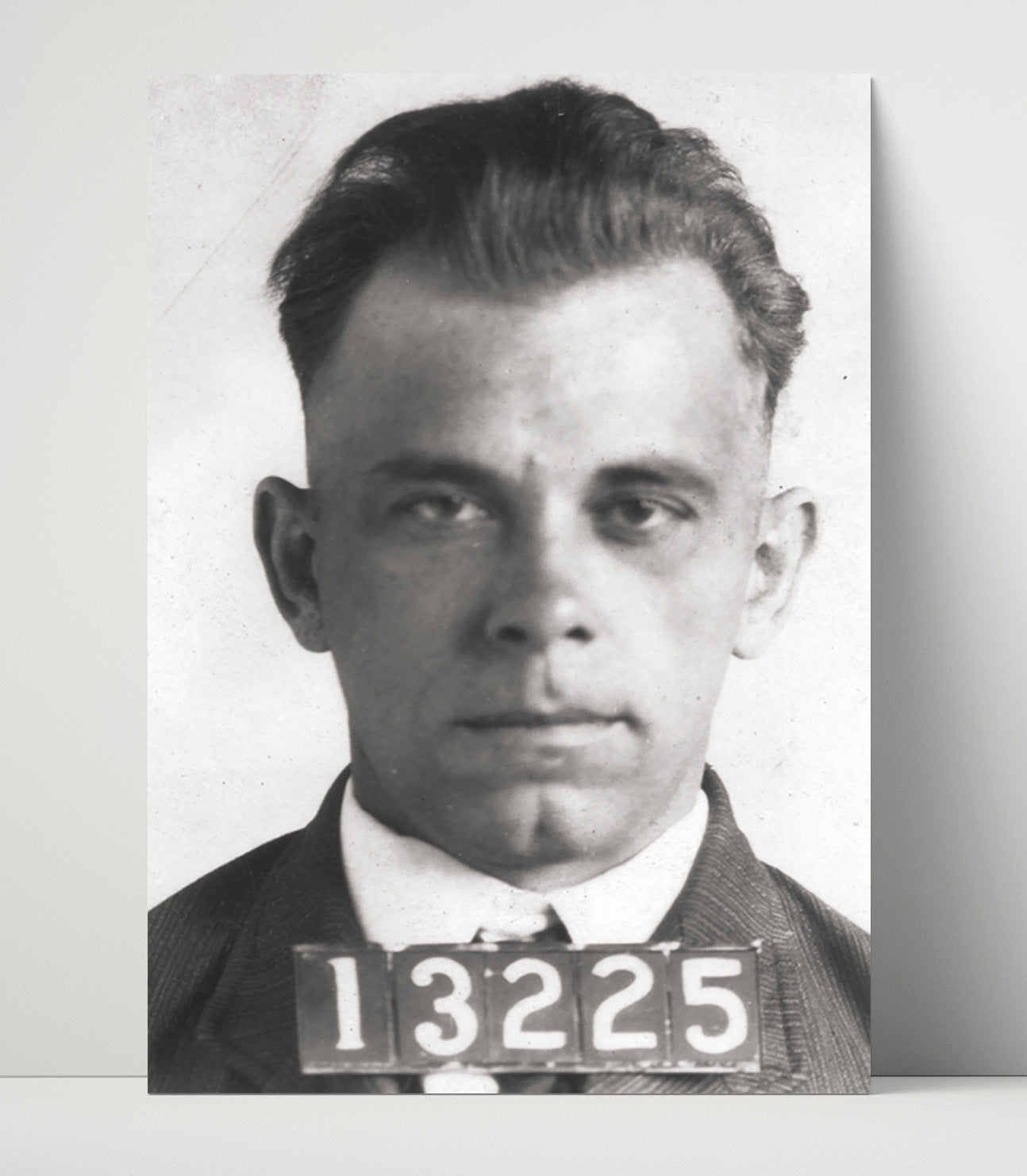 John Dillinger Crown Point Jail 1934 Mug Shot Print 16x20 Unframed Print mug shot wall art print