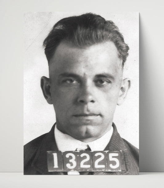 John Dillinger - Crown Point Jail 1934 - Poster Print - 8x10