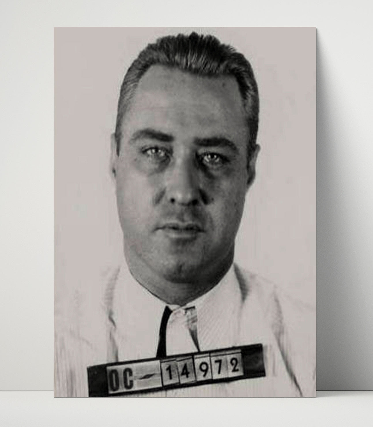 Machine Gun Kelly - Memphis Police Department 1933 mug shot wall art 16x20 Unframed Print