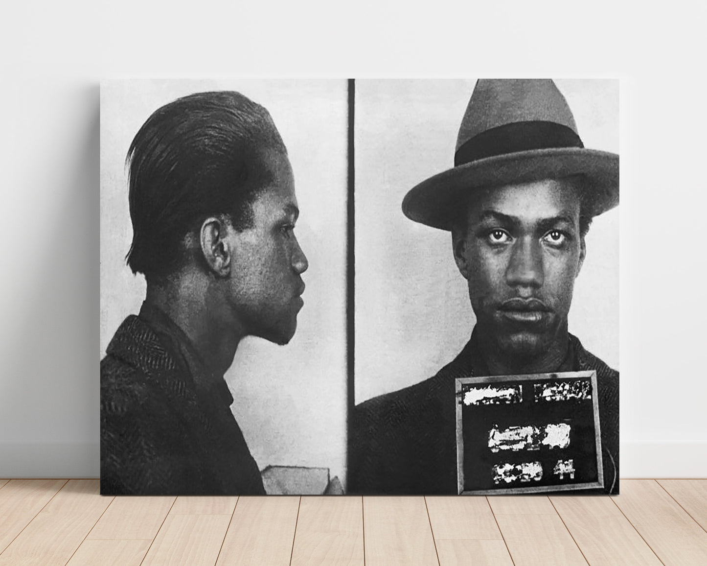 Malcolm X Boston Police Department 1946 Mug Shot Print 16x20 Unframed Print mug shot wall art print