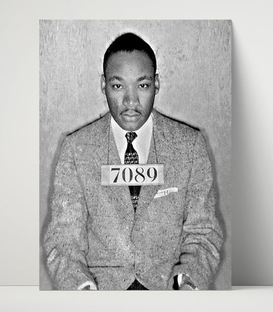 Martin Luther King Jr. - Montgomery Police Department 1956 - Poster Print - 8x10
