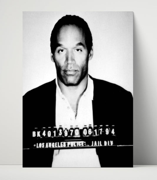O. J. Simpson - Los Angeles Police Department 1994 - Poster Print - 8x10