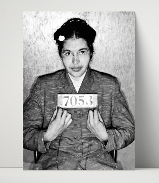 Rosa Parks - Montgomery Police Department 1956 - Poster Print - 8x10
