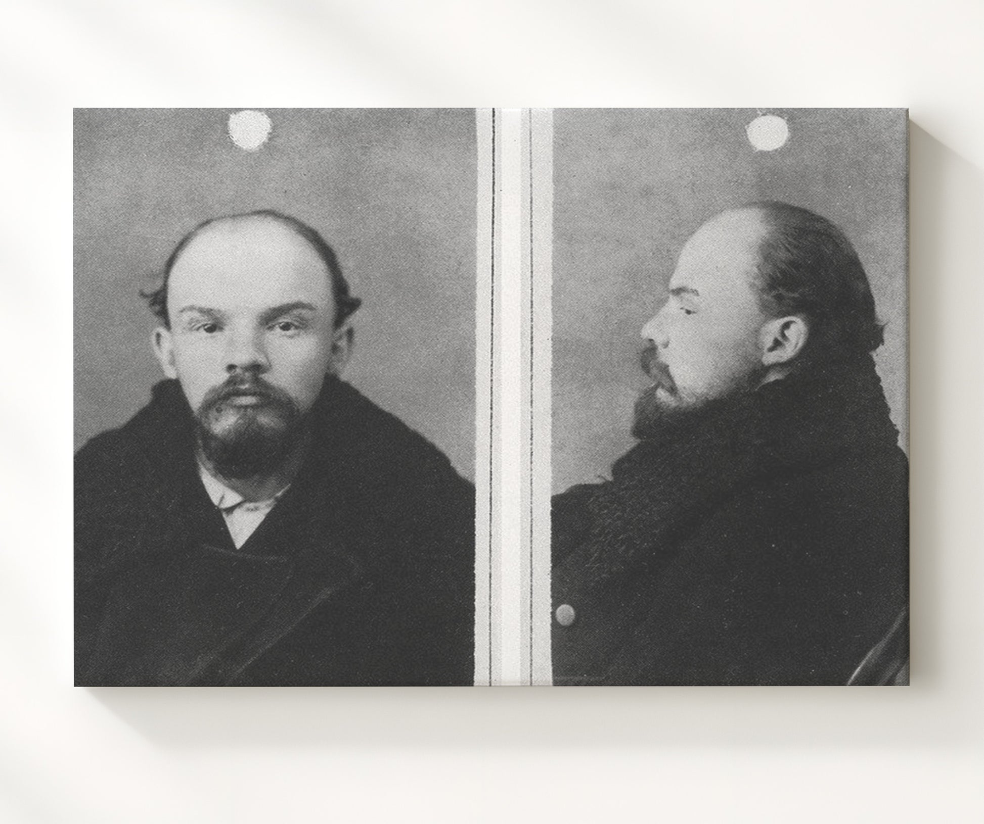 Vladimir Lenin - St. Petersburg Police 1895 mug shot wall art 20x24 Canvas