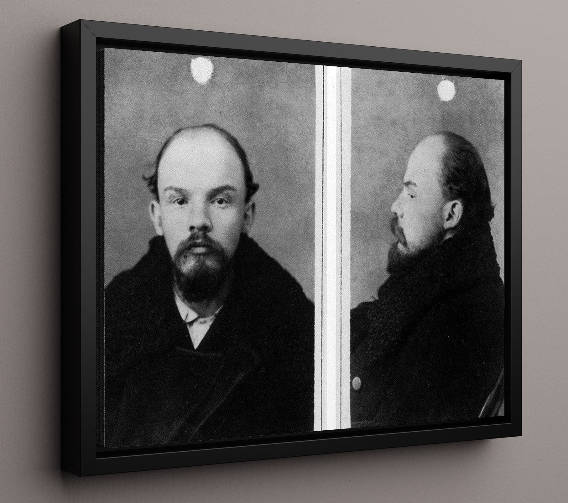 Vladimir Lenin St Petersburg Police 1895 Landscape.jpg Mug Shot Print 16x20 Framed Canvas mug shot wall art print