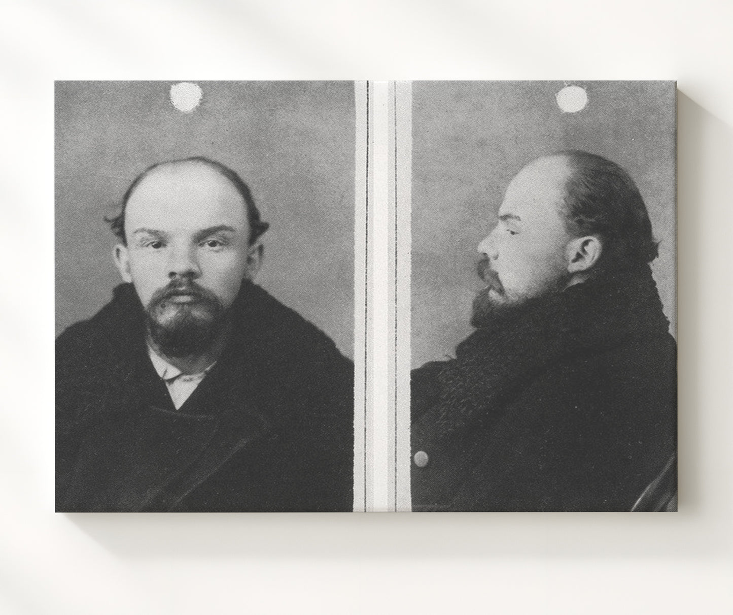 Vladimir Lenin St Petersburg Police 1895 Mug Shot Print 20x24 Canvas mug shot wall art print